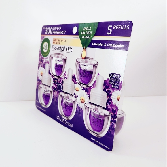 💚2/$20 Air Wick Plug in Essential Oils Refill, Lavender and Chamomile, 5CT - Picture 3 of 10